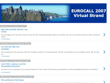 Tablet Screenshot of eurocall2007.blogspot.com