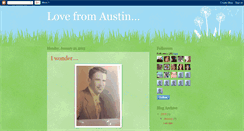 Desktop Screenshot of lovefromaustin.blogspot.com