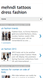 Mobile Screenshot of mehnditattoosdress.blogspot.com
