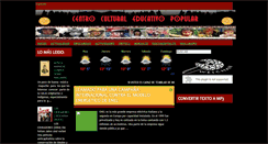 Desktop Screenshot of centroculturaleducativopopular.blogspot.com