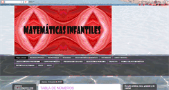 Desktop Screenshot of matematicasinfantiles.blogspot.com