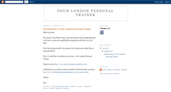 Desktop Screenshot of londonpersonaltrainer.blogspot.com