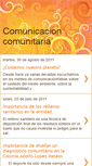 Mobile Screenshot of comunicacioncomunitariafan.blogspot.com