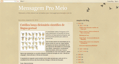 Desktop Screenshot of mensagempromeio.blogspot.com