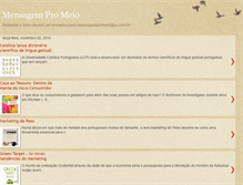 Tablet Screenshot of mensagempromeio.blogspot.com