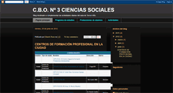 Desktop Screenshot of cbo3cienciassociales.blogspot.com