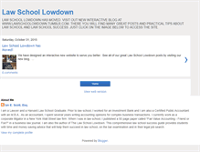 Tablet Screenshot of lawschoolsuccesstips.blogspot.com