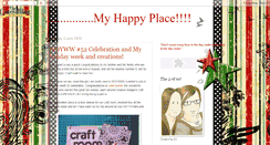 Desktop Screenshot of myartandcraftshappyplace.blogspot.com