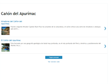 Tablet Screenshot of canonapurimac.blogspot.com