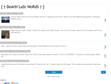 Tablet Screenshot of deathlastwords.blogspot.com