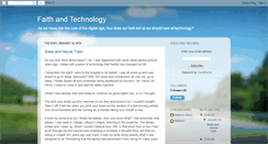 Desktop Screenshot of faithandtech.blogspot.com