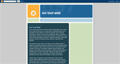 Desktop Screenshot of isn-tool-web.blogspot.com
