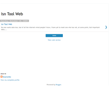 Tablet Screenshot of isn-tool-web.blogspot.com