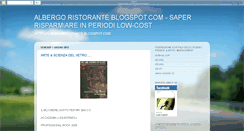 Desktop Screenshot of albergoristorante.blogspot.com