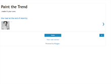 Tablet Screenshot of paintthetrend.blogspot.com