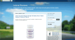 Desktop Screenshot of iodoral-reviews.blogspot.com