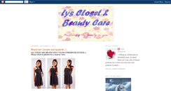 Desktop Screenshot of lyssa-closet.blogspot.com