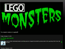 Tablet Screenshot of legomonster.blogspot.com