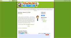 Desktop Screenshot of followtheicecream.blogspot.com
