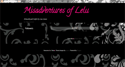 Desktop Screenshot of misadventuresoflelu.blogspot.com