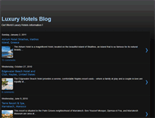 Tablet Screenshot of luxuryhotelsblog.blogspot.com