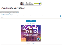 Tablet Screenshot of cheap-rental-car-france.blogspot.com