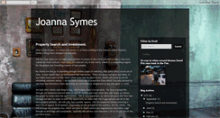 Desktop Screenshot of joannasymes.blogspot.com