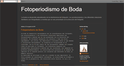 Desktop Screenshot of fotoperiodismoboda.blogspot.com