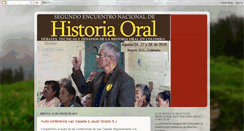 Desktop Screenshot of historiaoralymemoria.blogspot.com