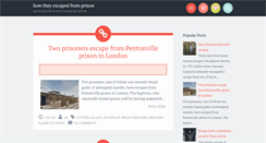 Desktop Screenshot of escapingfromprison.blogspot.com