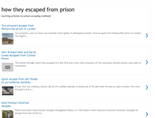 Tablet Screenshot of escapingfromprison.blogspot.com