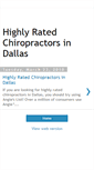 Mobile Screenshot of highlyrated-chiropractors-dallas.blogspot.com