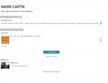 Tablet Screenshot of manikyangcantik.blogspot.com