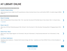 Tablet Screenshot of mylibrary007.blogspot.com