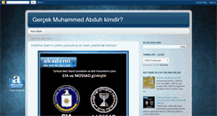 Desktop Screenshot of gercekmuhammedabduh.blogspot.com