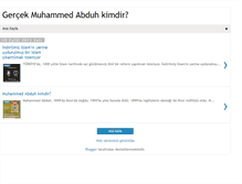 Tablet Screenshot of gercekmuhammedabduh.blogspot.com