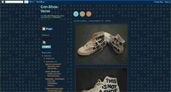 Desktop Screenshot of con-shoe-verse.blogspot.com