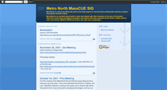Desktop Screenshot of metronorthmasscue.blogspot.com
