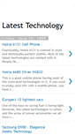 Mobile Screenshot of latesttecnologyz4u.blogspot.com