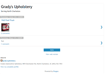 Tablet Screenshot of gradysupholstery.blogspot.com