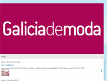 Tablet Screenshot of galiciademoda.blogspot.com