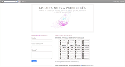 Desktop Screenshot of lpi-unanuevapsicologia.blogspot.com