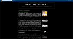 Desktop Screenshot of macrolaneinjections.blogspot.com
