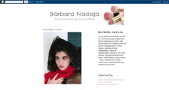 Desktop Screenshot of barbaranadajamaquillaje.blogspot.com