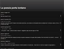 Tablet Screenshot of lapoesiaportalontano.blogspot.com