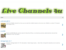 Tablet Screenshot of live-channels-4u.blogspot.com