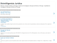 Tablet Screenshot of disintilligentsiajuridica.blogspot.com