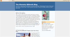 Desktop Screenshot of eleventybillionthblog.blogspot.com