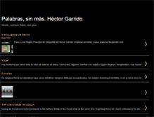 Tablet Screenshot of hectorgarrido2.blogspot.com