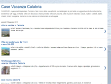 Tablet Screenshot of casevacanzacalabria.blogspot.com